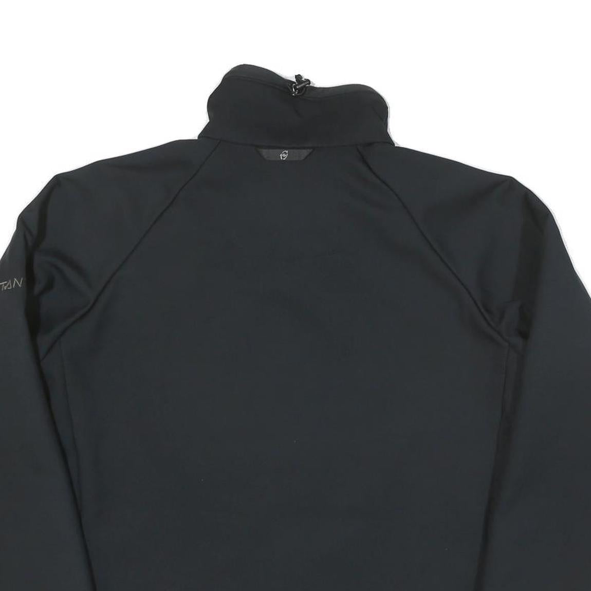 COLUMBIA Womens Black Softshell Jacket L Polyester Blend Zip Outdoor Lightweight