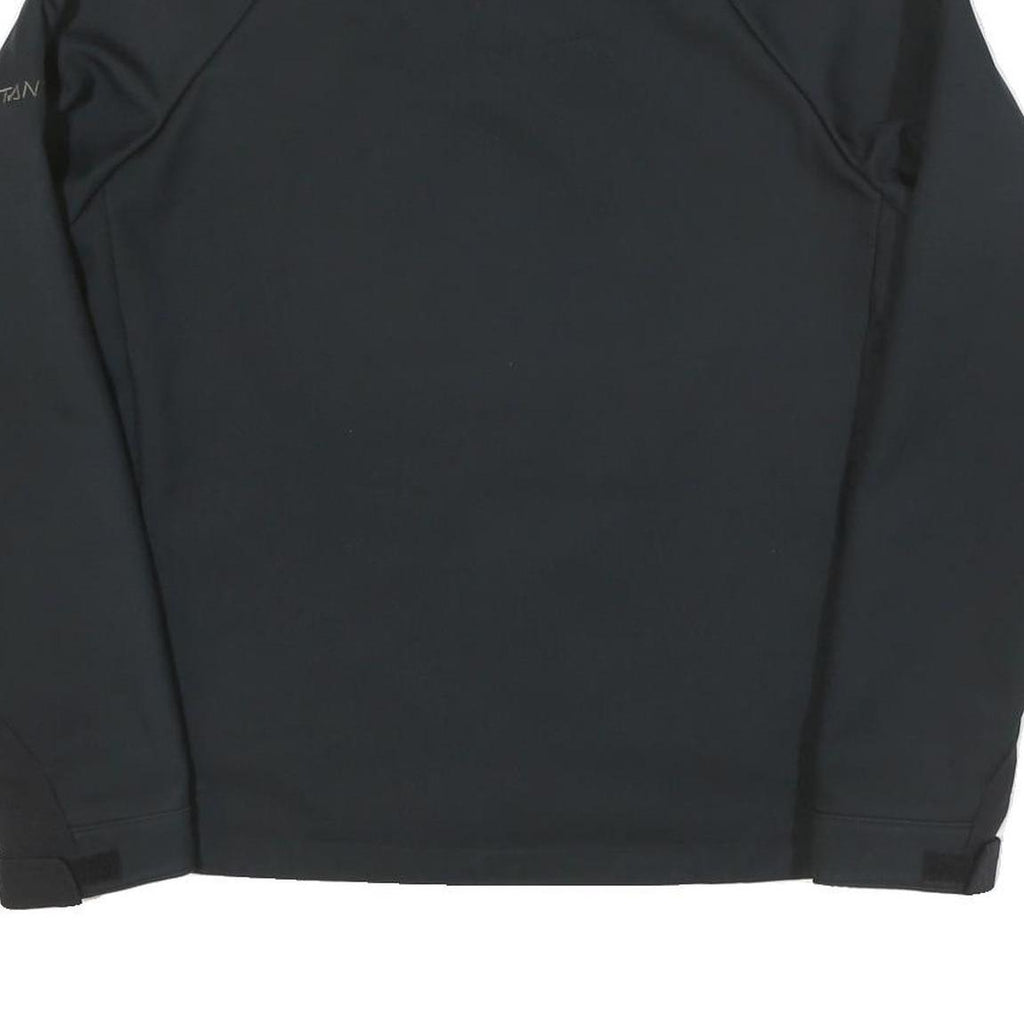 COLUMBIA Womens Black Softshell Jacket L Polyester Blend Zip Outdoor Lightweight