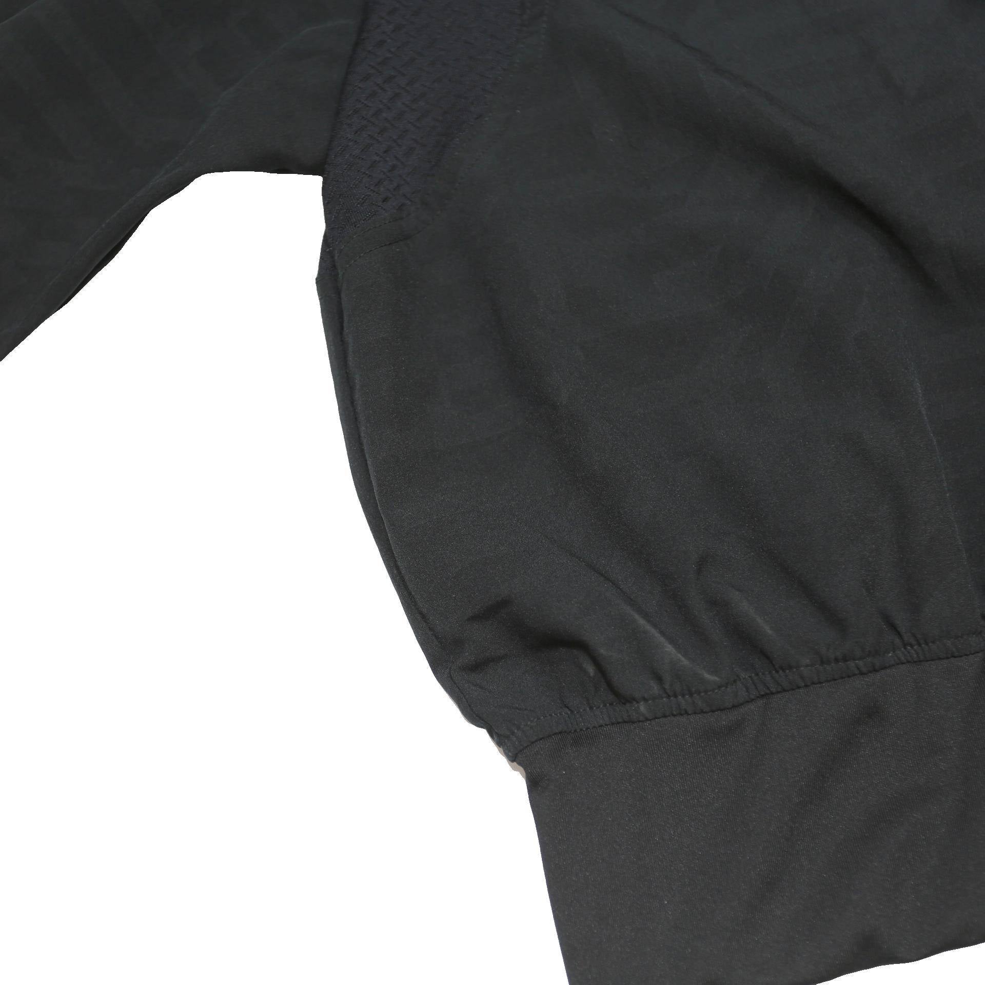 FILA Womens Black L Jacket Polyester Blend Zip Plain Lightweight Sportswear