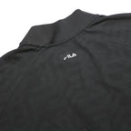 FILA Womens Black L Jacket Polyester Blend Zip Plain Lightweight Sportswear