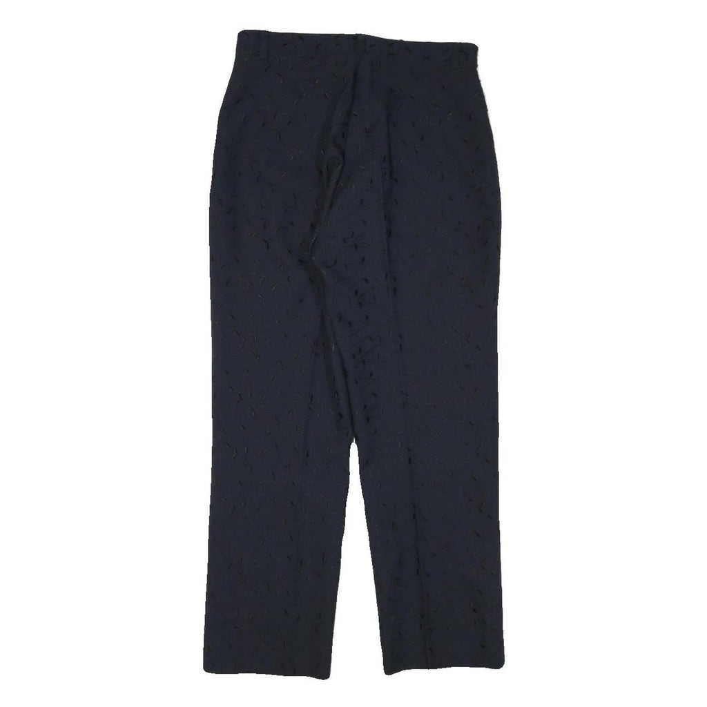 NADIA NARDI Womens Polyester Black Regular Straight Trousers W27 L25 Stylish