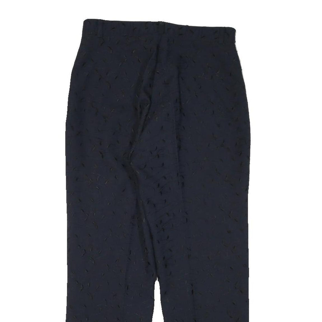 NADIA NARDI Womens Polyester Black Regular Straight Trousers W27 L25 Stylish