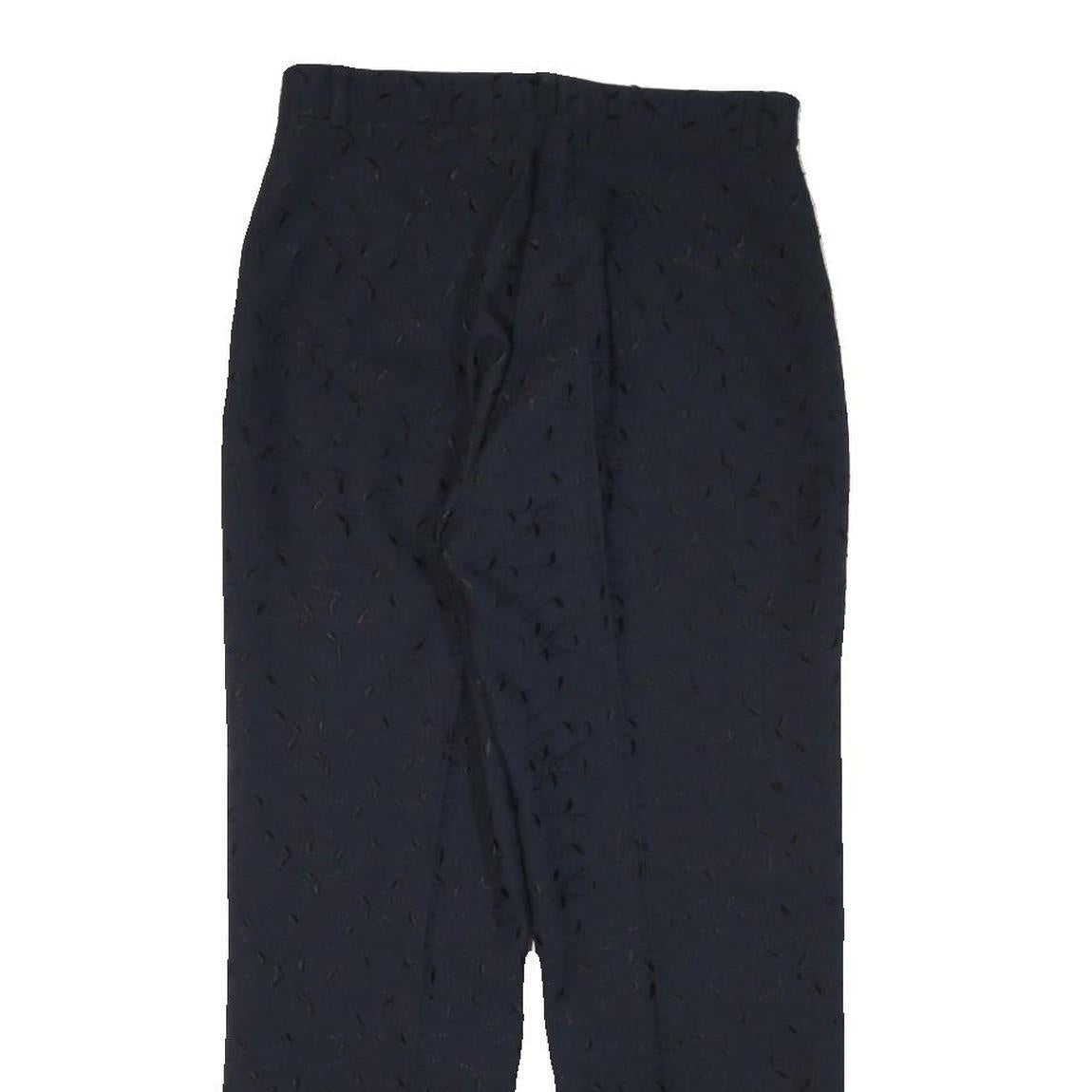 NADIA NARDI Womens Polyester Black Regular Straight Trousers W27 L25 Stylish