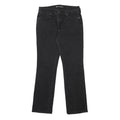 LEVI'S 505 Womens Black Regular Straight Denim W28 L28 Zip Cotton Blend Jeans