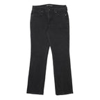LEVI'S 505 Womens Black Regular Straight Denim W28 L28 Zip Cotton Blend Jeans