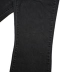 LEVI'S 505 Womens Black Regular Straight Denim W28 L28 Zip Cotton Blend Jeans