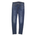 LEVI'S 519 Mens Slim Cotton Blend Denim Medium Blue Jeans W28 L30 Zip Closure
