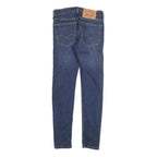 LEVI'S 519 Mens Slim Cotton Blend Denim Medium Blue Jeans W28 L30 Zip Closure