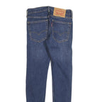 LEVI'S 519 Mens Slim Cotton Blend Denim Medium Blue Jeans W28 L30 Zip Closure