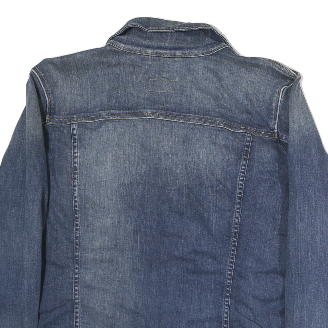 LEVI'S Womens Blue Denim Button Jacket 3XL Cotton Classic Fit Casual Outerwear