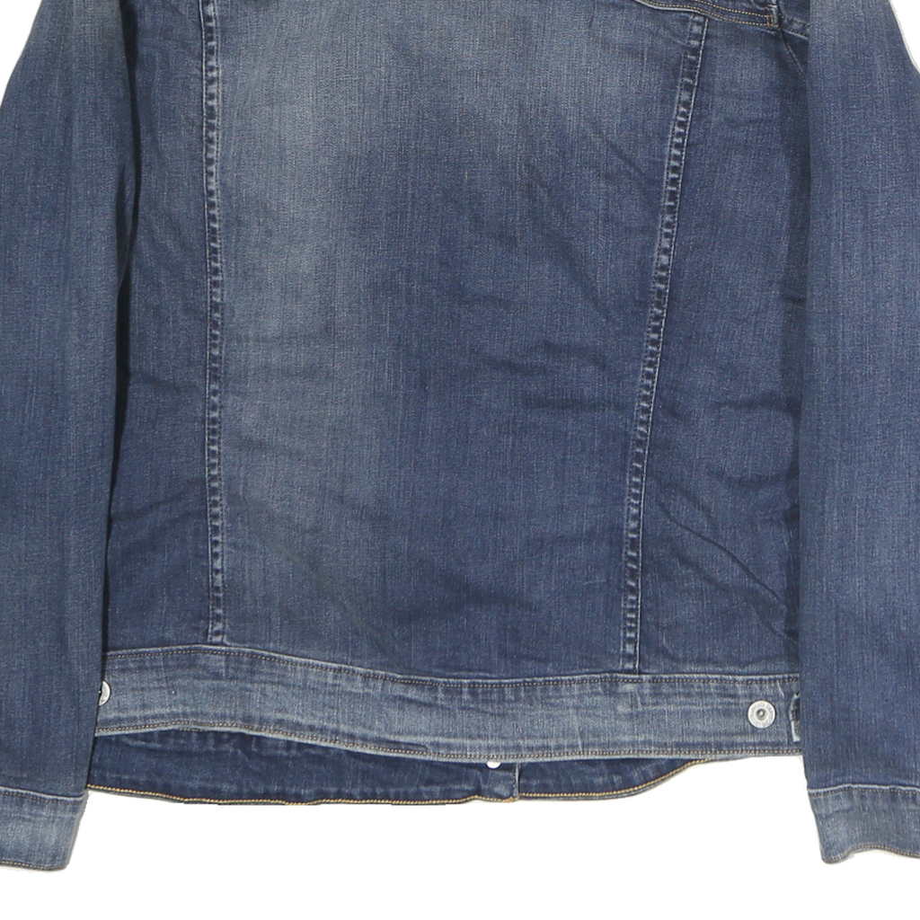 LEVI'S Womens Blue Denim Button Jacket 3XL Cotton Classic Fit Casual Outerwear