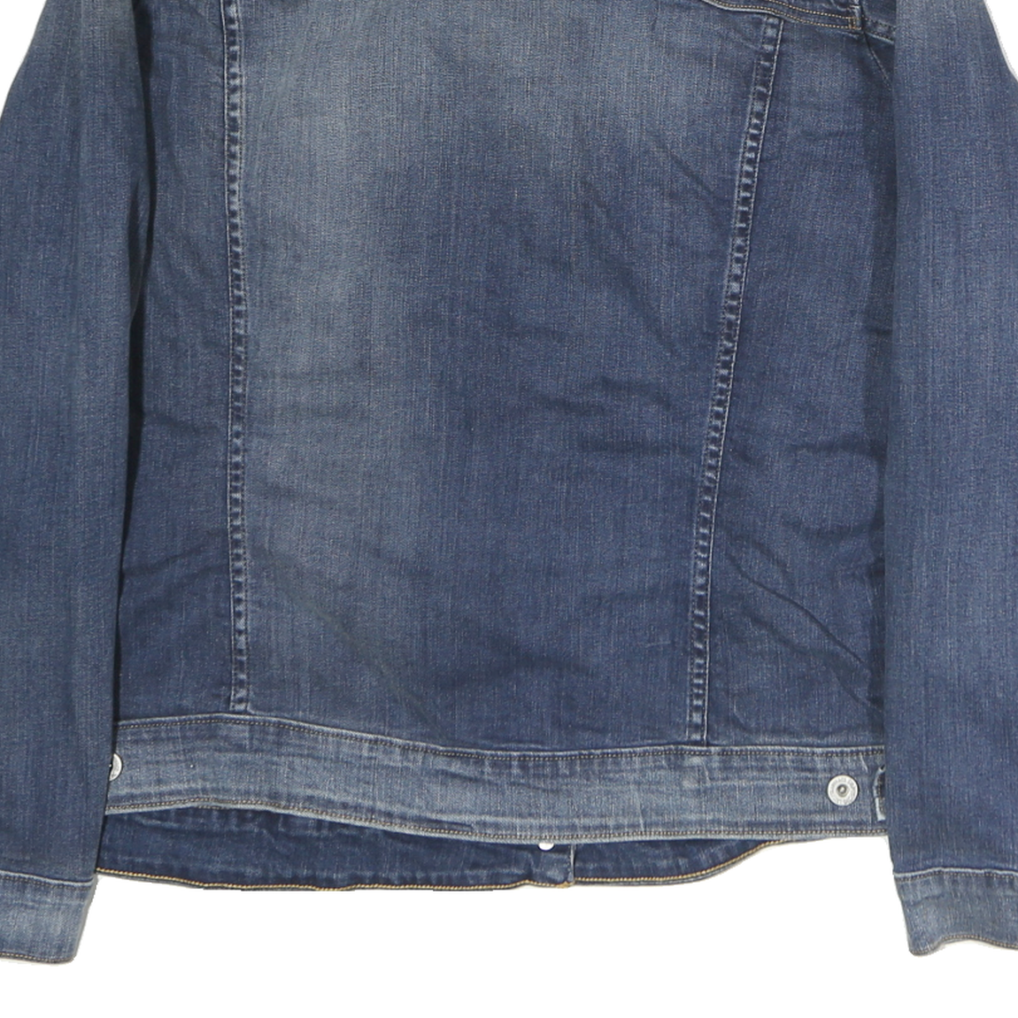 LEVI'S Womens Blue Denim Button Jacket 3XL Cotton Classic Fit Casual Outerwear