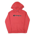 CHAMPION Mens Red Hoodie M Cotton Blend Pullover Sweatshirt
