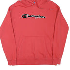 CHAMPION Mens Red Hoodie M Cotton Blend Pullover Sweatshirt