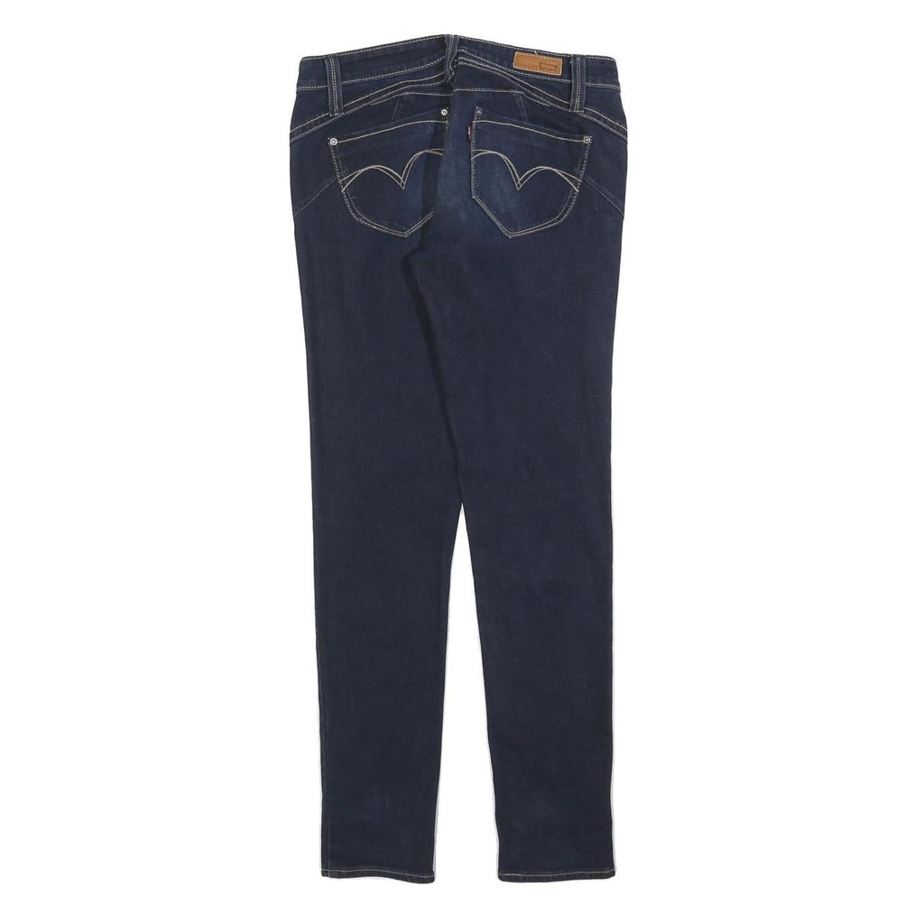 LEVI'S Womens Slim Blue Denim Medium Jeans W29 L32 Classic Zip Pockets