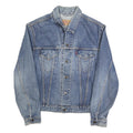 LEVI'S Womens Blue Denim Jacket XL Cotton Blend Classic Button Front