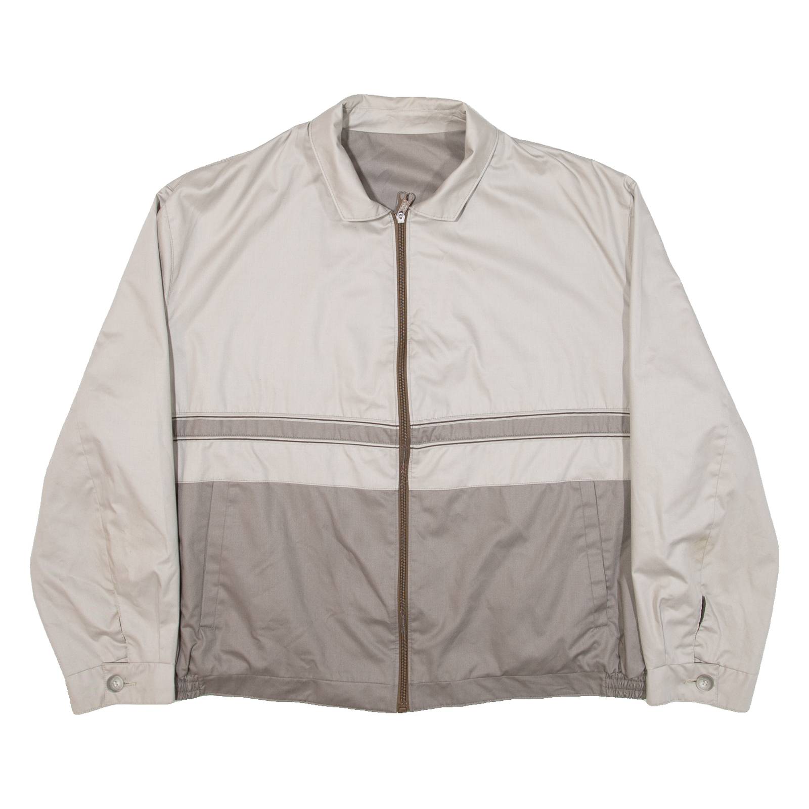 Reversible Mens Jacket Beige XL