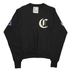 CHAMPION REVERSE WEAVE Mens Black XS Crew Neck Sweatshirt Cotton Blend Champion