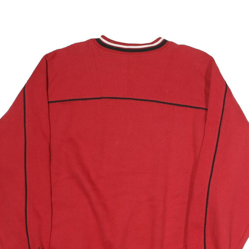 LEE Mens Red Ohio State Buckeyes Crew Neck XL Sweatshirt Vintage Sportswear