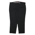 DICKIES Womens Cotton Blend Black Slim Tapered Trousers W32 L24