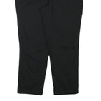DICKIES Womens Cotton Blend Black Slim Tapered Trousers W32 L24