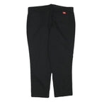 DICKIES Womens Cotton Blend Black Slim Tapered Trousers W32 L24