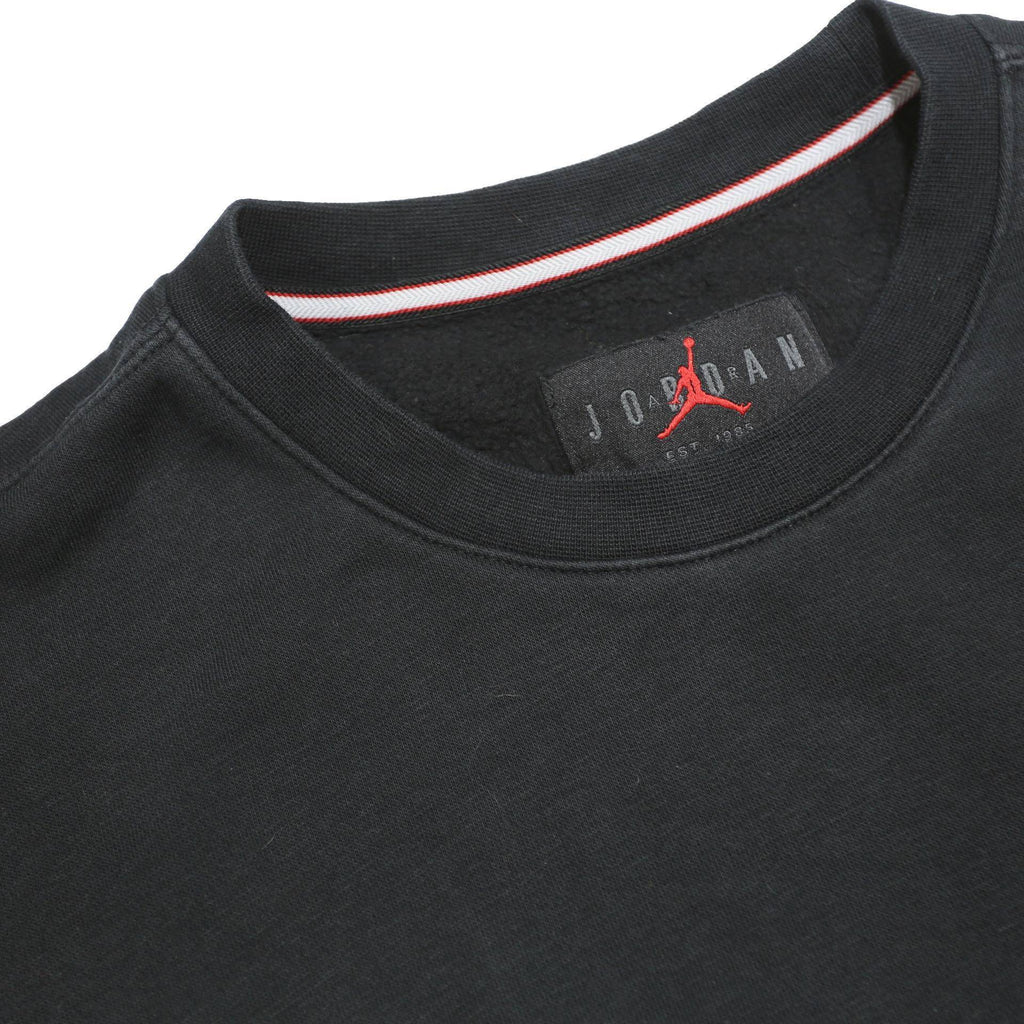 AIR JORDAN Mens Black Cotton Blend Crew Neck M Jumpman Logo Sweatshirt