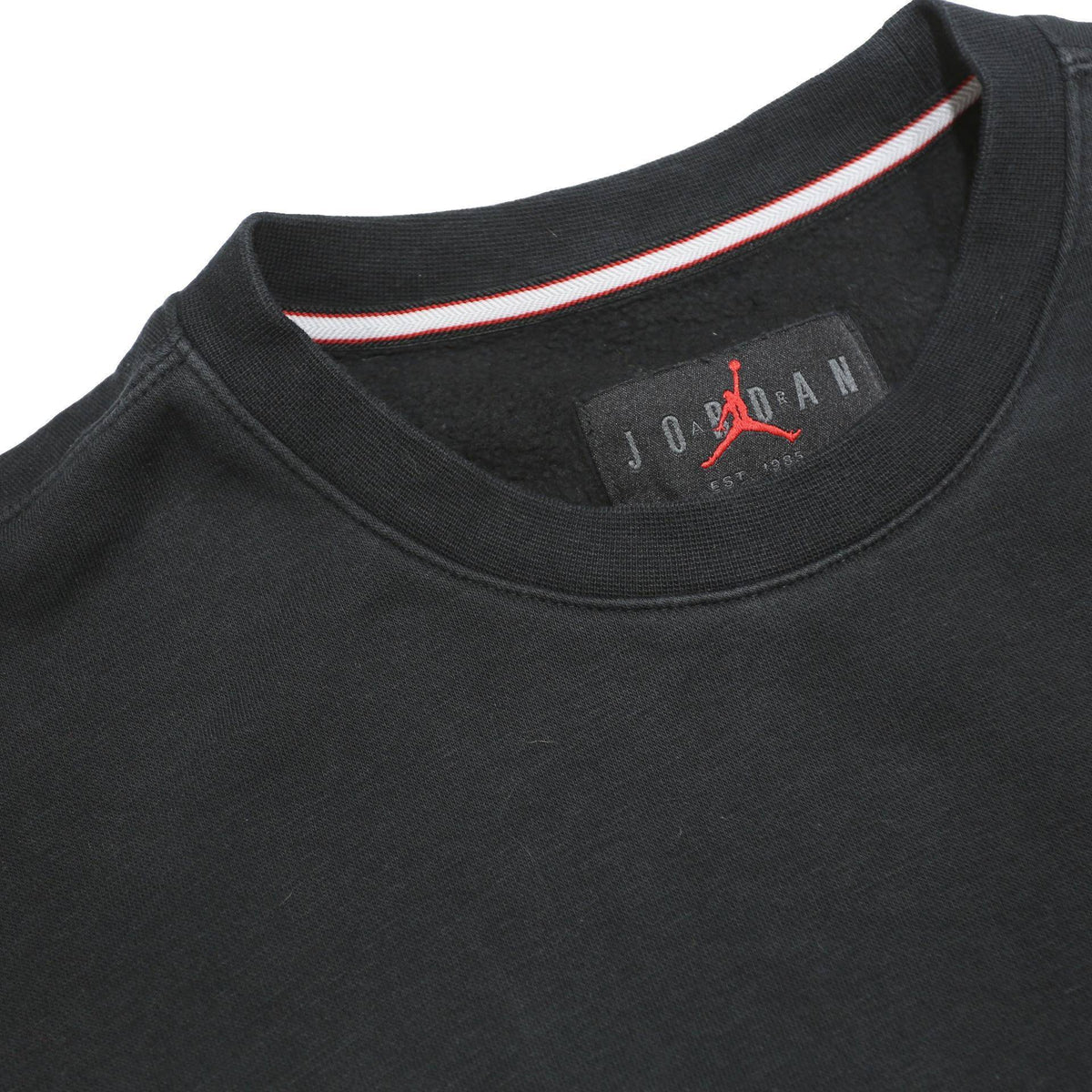 AIR JORDAN Mens Black Cotton Blend Crew Neck M Jumpman Logo Sweatshirt