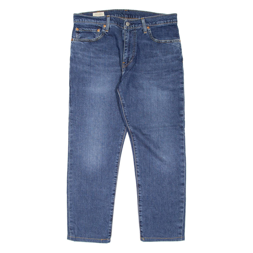 LEVI'S 512 BIG E Jeans Mens Blue Slim Tapered Stone Wash W33 L25