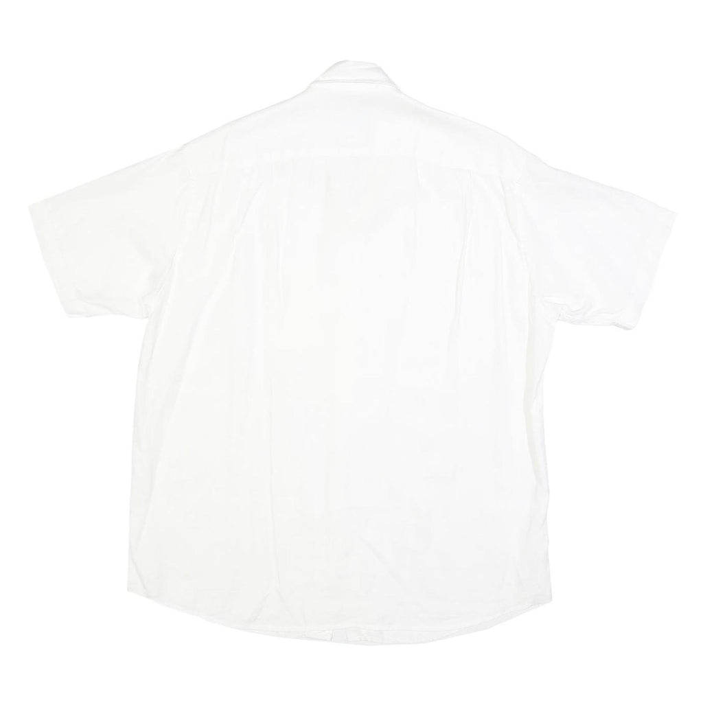 CALVIN KLEIN JEANS Mens White Shirt S Cotton Blend Casual Button-Up