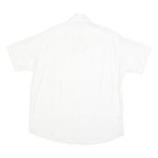 CALVIN KLEIN JEANS Mens White Shirt S Cotton Blend Casual Button-Up
