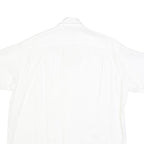 CALVIN KLEIN JEANS Mens White Shirt S Cotton Blend Casual Button-Up