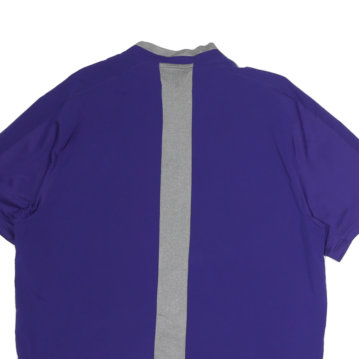 ADIDAS Mens Purple Baseball Half Zip L Top Athletic Sportswear Shirt