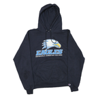 CHAMPION Mens Navy Blue Eagles Hooded Pullover M College Graphic Hoodie