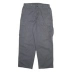 DICKIES Mens Relaxed Grey Cargo Cotton Blend Trousers W32 L31 Workwear Utility
