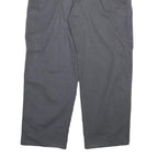 DICKIES Mens Relaxed Grey Cargo Cotton Blend Trousers W32 L31 Workwear Utility