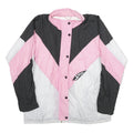 ACKERMANN Womens Black & Pink & White Sport Jacket UK 12 Polyamide Zip