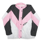 ACKERMANN Womens Black & Pink & White Sport Jacket UK 12 Polyamide Zip