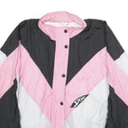 ACKERMANN Womens Black & Pink & White Sport Jacket UK 12 Polyamide Zip