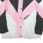 ACKERMANN Womens Black & Pink & White Sport Jacket UK 12 Polyamide Zip