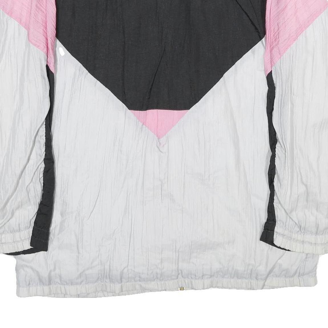 ACKERMANN Womens Black & Pink & White Sport Jacket UK 12 Polyamide Zip