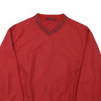 GLENMUIR Mens Red Crew Neck L Sweatshirt Pullover Lightweight Casual