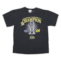 CHASE AUTHENTICS Mens Black Jimmie Johnson Champion Graphic T-Shirt L Short