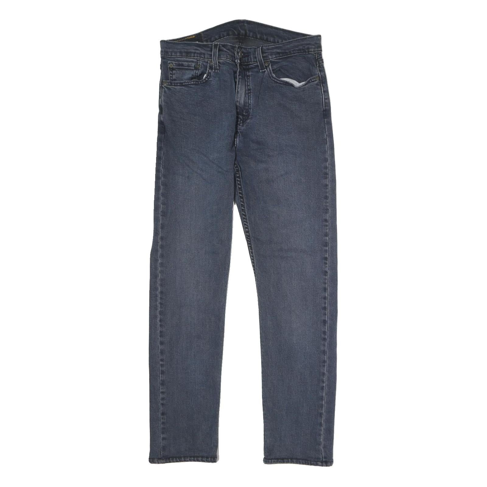 LEVI'S 510 Mens Slim Blue Denim Medium W30 L26 Slim Fit Zip Jeans