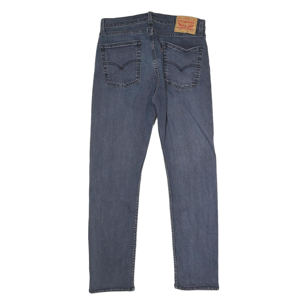 LEVI'S 510 Mens Slim Blue Denim Medium W30 L26 Slim Fit Zip Jeans