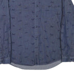 BARBOUR Mens Blue Shirt M Cotton Blend Casual Long Sleeve Button Collar