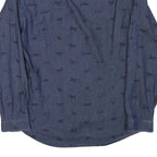 BARBOUR Mens Blue Shirt M Cotton Blend Casual Long Sleeve Button Collar