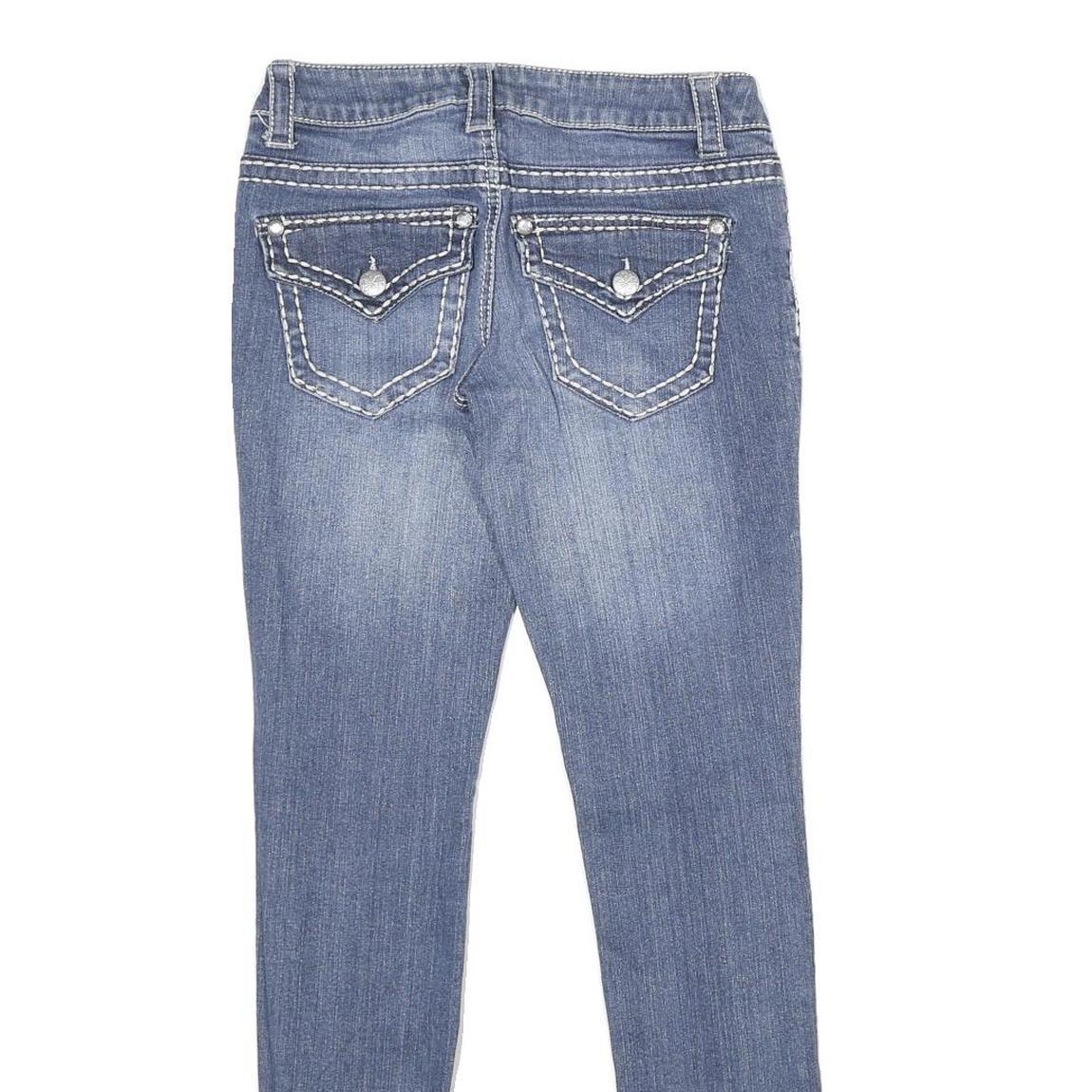 PAISLEY SKY Womens Blue Regular Skinny Denim Medium W27 L30 Stylish Cotton Blend