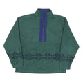 BEYOND PERFORMANCE Mens Green Polyester Blend Pullover Patterned Round Neck