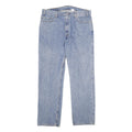 LEVI'S 505 Mens Jeans Blue Regular Straight Denim Medium W38 L32 Classic Cotton